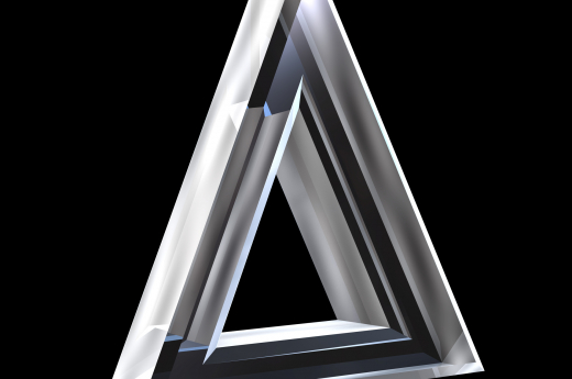 Silver delta symbol
